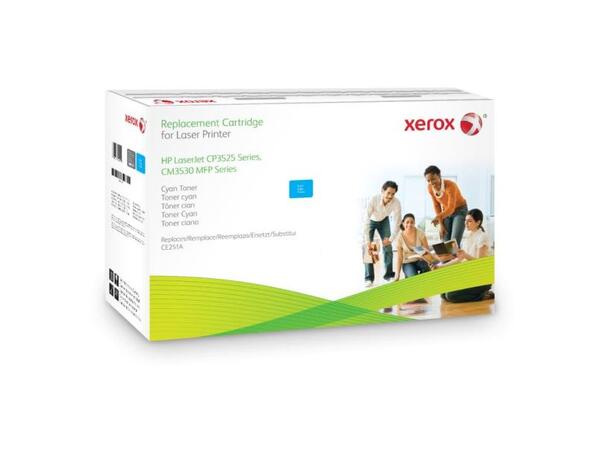 Xerox HP CLJ 3525/3520/3530 A Cyan 7.000 sider ved 5 % CE251A 